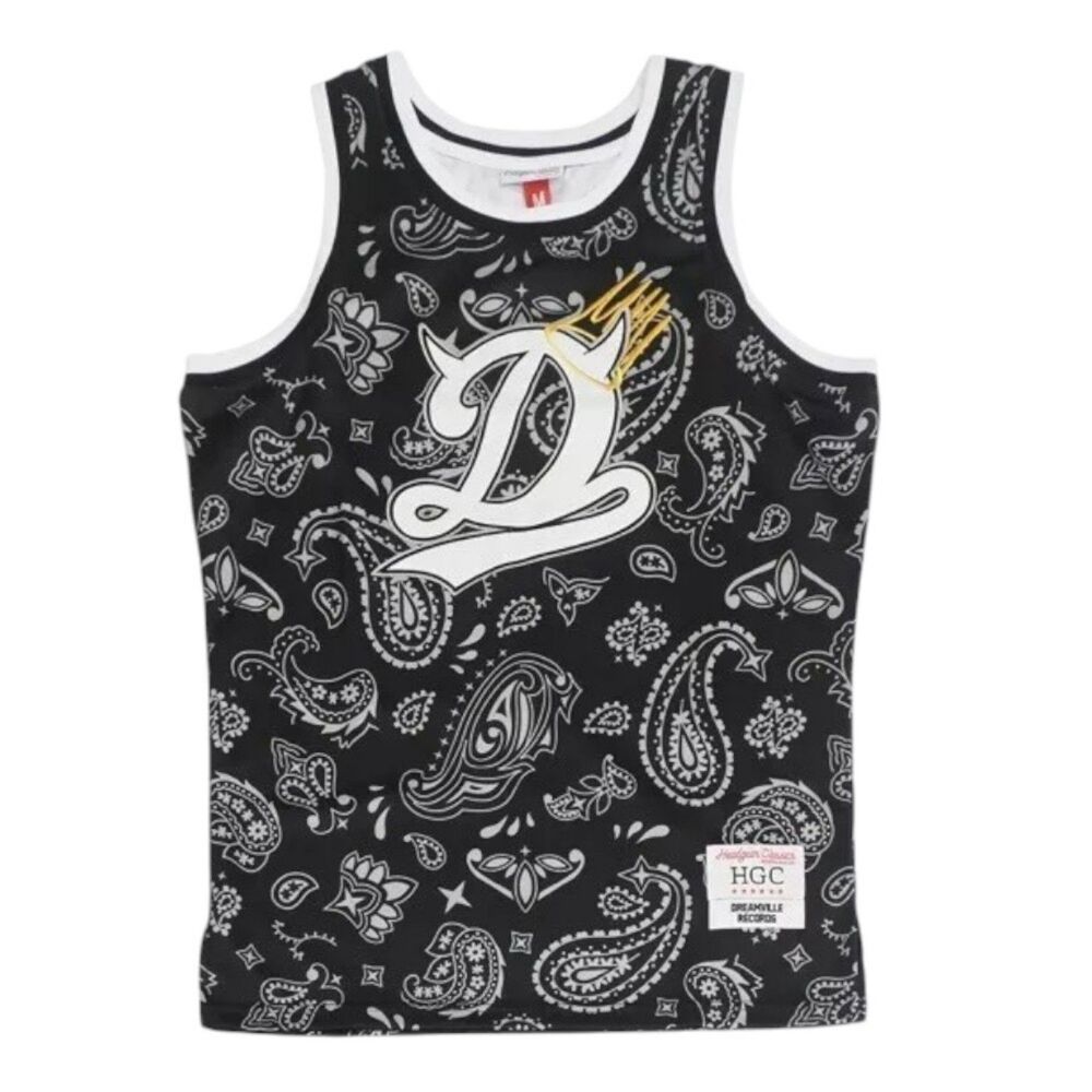 DREAMVILLE Headgear Classics Black Basketball Jersey |‎ Sz: S | NWT